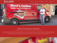 novis-imbiss.de Webseite Vorschau