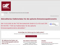 taz-servicetechnik.com Webseite Vorschau