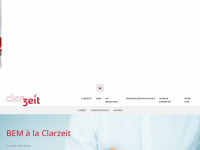 clarzeit.de Webseite Vorschau