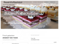 bauernhofbackstube.at Webseite Vorschau