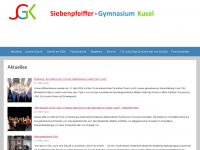 siebenpfeiffer-gymnasium.de Webseite Vorschau