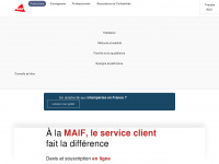 maif.fr Webseite Vorschau