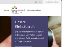 kleinstberufe.ch Webseite Vorschau