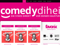 comedydihei.ch Webseite Vorschau