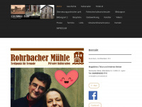 rohrbachermuehle.eu Webseite Vorschau