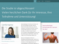 nacken-armschmerzen.de Webseite Vorschau