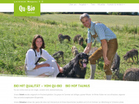 qu-bio.at Webseite Vorschau