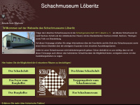 schachmuseum-loeberitz.de Webseite Vorschau