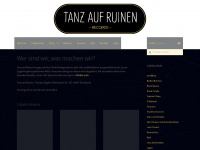 tanzaufruinen-records.de Webseite Vorschau