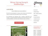winzerherzog-waldheuriger.at Webseite Vorschau