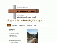 aebersold-holz-diemtigtal.ch Webseite Vorschau