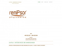 remipsor.net Webseite Vorschau