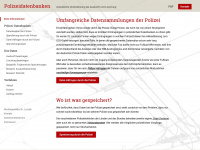 polizeidatenbanken.de Webseite Vorschau