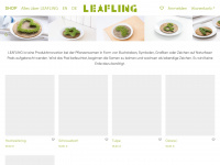 leafling.at Webseite Vorschau