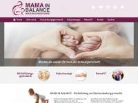 mama-balance.com Webseite Vorschau