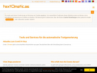 textomatic.ag Webseite Vorschau