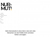 nur-mut.org Webseite Vorschau