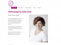 heilmassage-edita.at Webseite Vorschau