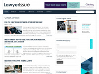 lawyerissue.com Webseite Vorschau