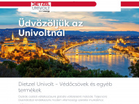 univolt.hu Webseite Vorschau