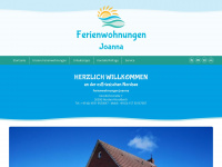 fewo-joanna.de Webseite Vorschau