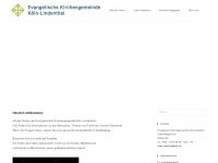 evangelisch-in-lindenthal.de Webseite Vorschau