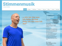 stimmenmusik.ch Webseite Vorschau