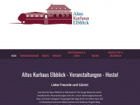 altes-kurhaus-elbblick.de Webseite Vorschau