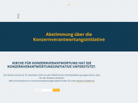 kirchefuerkonzernverantwortung.ch Webseite Vorschau