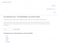 kundenservice-hilfe.de Webseite Vorschau