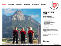 kaminfegermels.ch Webseite Vorschau