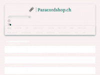 paracordshop.ch Webseite Vorschau