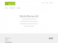 stoecklis-blumenwelt.ch Webseite Vorschau