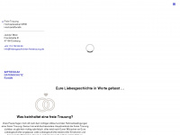 liebesgeschichten-freietrauung.de Webseite Vorschau