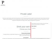 private-label.ch Webseite Vorschau