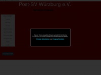 post-sv-wuerzburg.de Webseite Vorschau