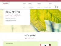 rinaldini.at Webseite Vorschau