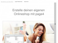 page4.shop Webseite Vorschau