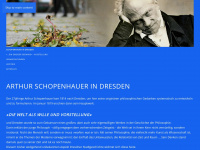 schopenhauer-in-dresden.de Webseite Vorschau
