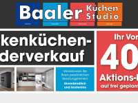 baaler-kuechen.de Webseite Vorschau