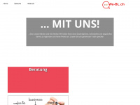 we-bl.ch Webseite Vorschau