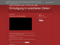 coronavirusermutigung.blogspot.com Webseite Vorschau