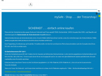 mysafe-shop.de Webseite Vorschau