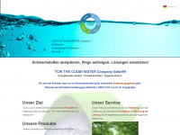 thecleanwater.de Webseite Vorschau