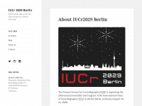 iucr2029.org Webseite Vorschau