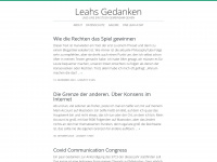 leah.is Webseite Vorschau