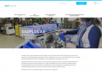 gadplus.ch Webseite Vorschau