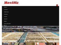 mezohir.hu Webseite Vorschau