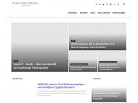 frontrowsociety.net Webseite Vorschau