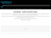easythings.ch Webseite Vorschau